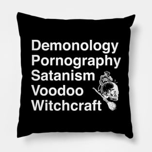 A Witch's Bookshelf Pillow