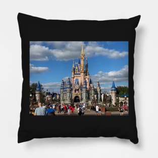 Disney World Castle 50th Anniversary 2 Pillow