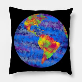 Painted Earth Pillow