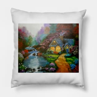 Cottage by the Lake Pillow