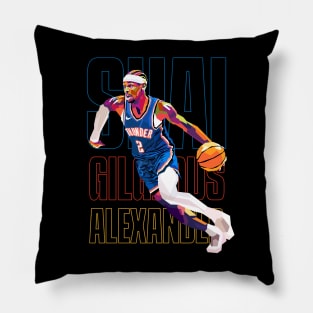 Shai Gilgeous Alexander WPAP Pillow