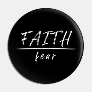 Faith Over Fear Pin