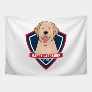 Happy Labrador Club Tapestry