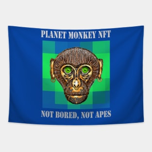 Planet Monkey NFT Not Bored Apes Tapestry