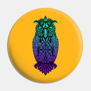 vector owl Pin