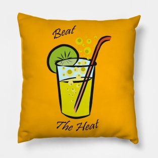 Beat the Heat - Typography Design Pillow