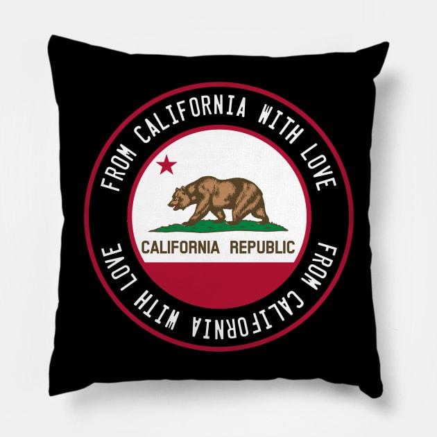 From California with love Pillow by NEFT PROJECT