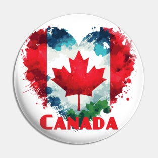 Love Canada Pin