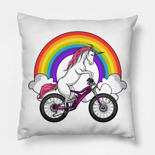 Unicorn Riding Bike Pillow