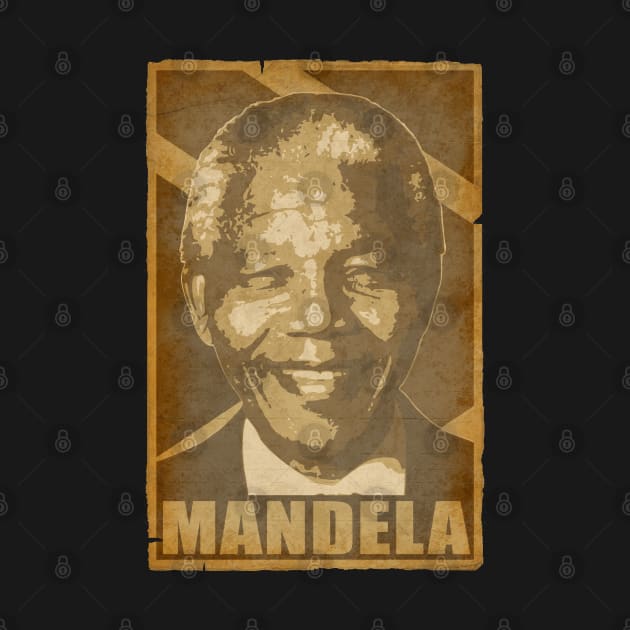 Nelson Nelson Mandela Propaganda Poster by Nerd_art