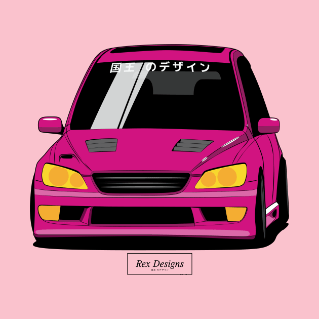 Lexus IS200 (Pink) by RexDesignsAus