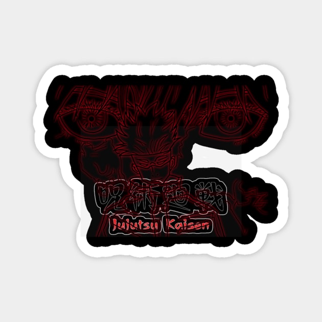 Jujutsu kaisen Magnet by ILLANK MERCH