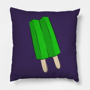 Green Popsicle Pillow