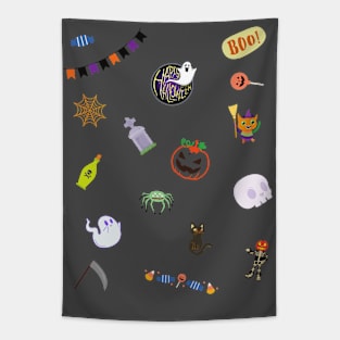 Cute Halloween design Tapestry