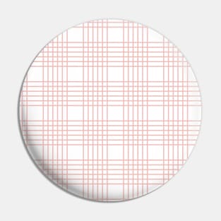 Pink Abstract Check Pattern Pin