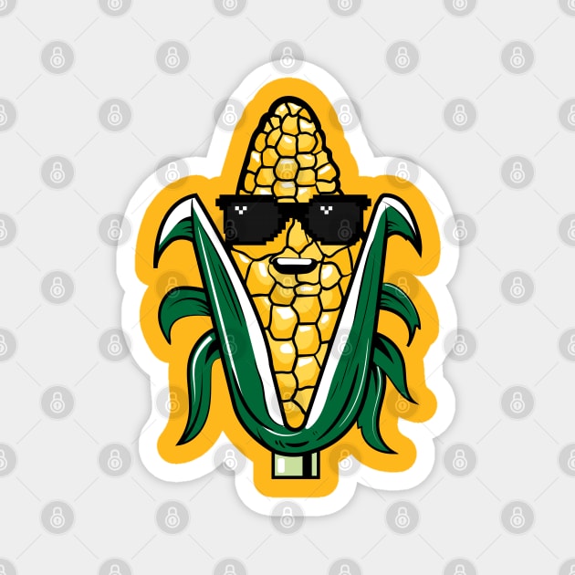 Corn is cool Magnet by KENG 51