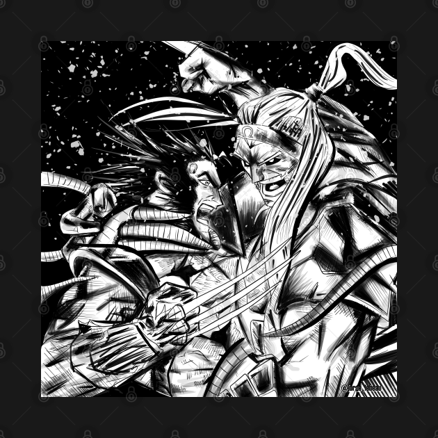 classic wolverine vs omega red Wolverine TShirt TeePublic
