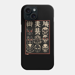 Vintage Japanese Anime Villains Retro Comic Art - Nostalgic Antagonistic Vibes Phone Case