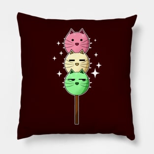 Cute Kawaii Food Dessert On A Stick Pillow