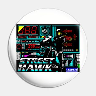 Street Hawk Game Screen Pin