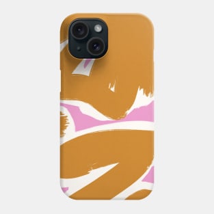 Retro Bold Abstract Pink Phone Case