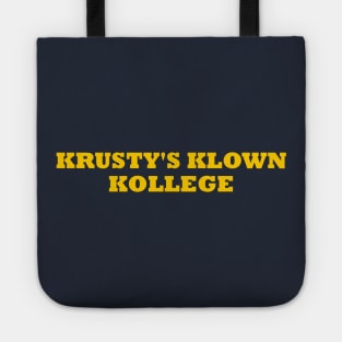 Krusty's Klown Kollege Tote