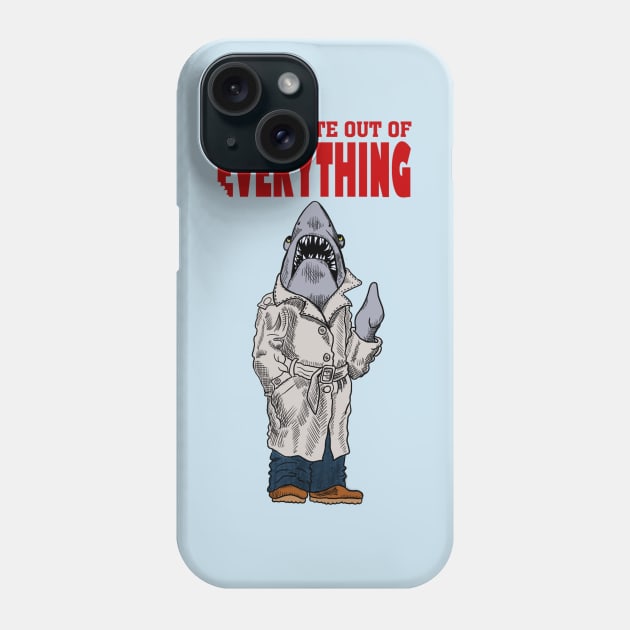 Take a bite out of Jaws Phone Case by TechnoRetroDads