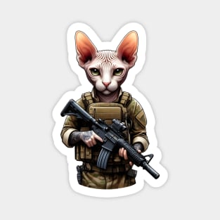 Tactical Cat Magnet