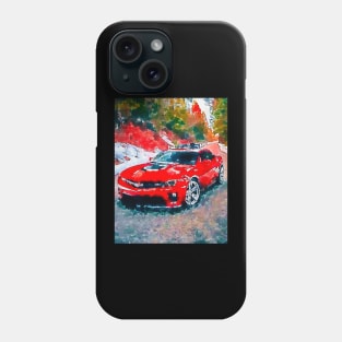 Camaro Vermelho - Pixel Art Phone Case