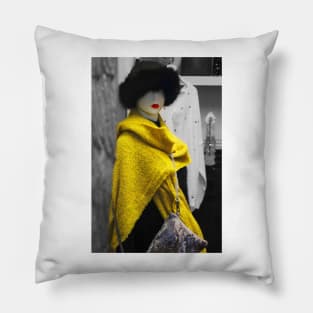 Mannequin in Yellow Pillow