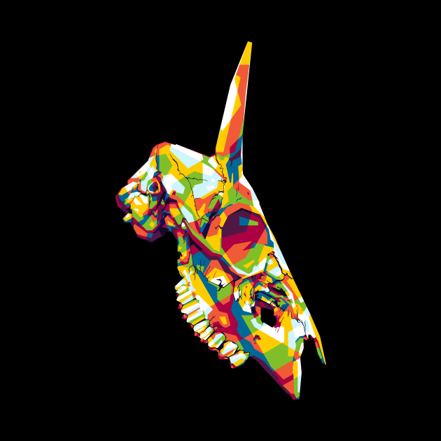 Scary Animal Skull by wpaprint