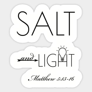 Salt And Light Stickers for Sale