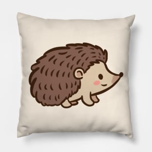 Cute little hedgehog illustration Pillow