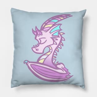 Pretty In Pink Dragon Pillow