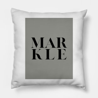 Markle Print Design Pillow