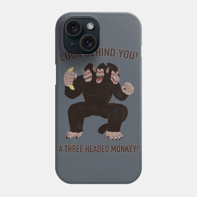 A three headed Ozaru Phone Case by paulagarcia