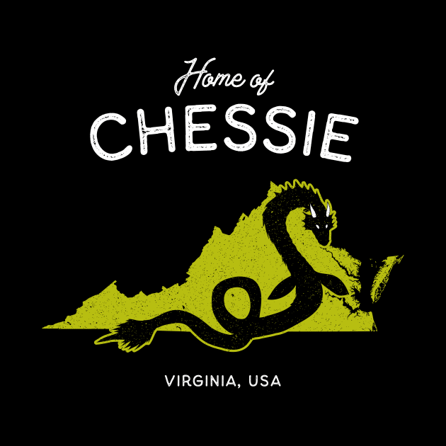 Home of Chessie - Virginia USA Cryptid Sea Monster by Strangeology