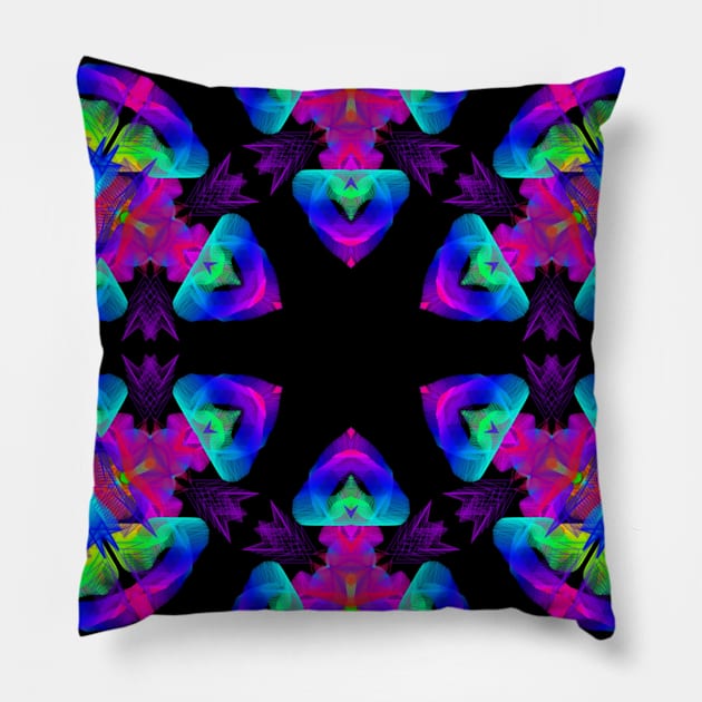 Atomic Fusion -  Diamond Mind Pillow by Boogie 72