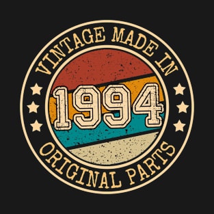 26th Birthday Gift, Vintage 1994, Retro Birthday 26 Years Old T-Shirt