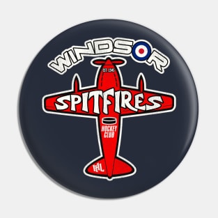 Defunct Windsor Spitfires Hockey Team Pin