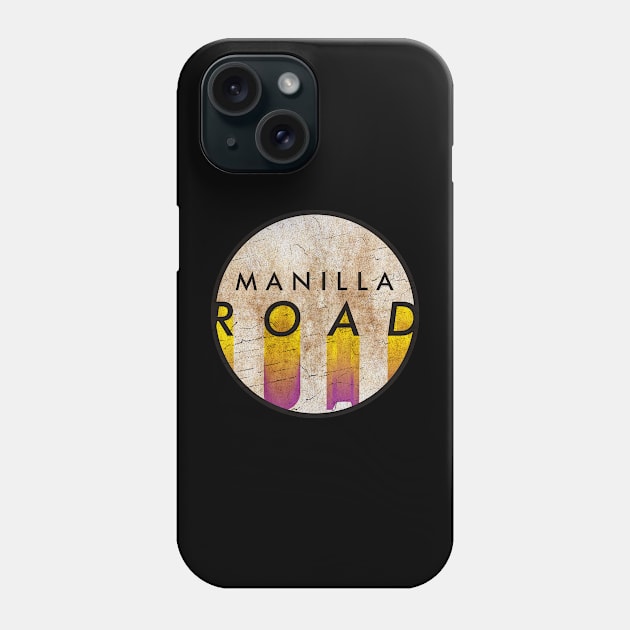 Manilla Road - VINTAGE YELLOW CIRCLE Phone Case by GLOBALARTWORD