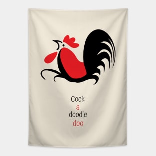 Vintage Handicraft Chicken Symbol Tapestry