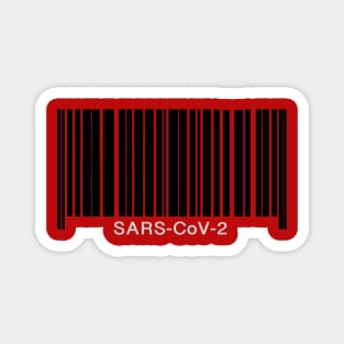 Coronavirus, quarantine, social distance barcode Magnet