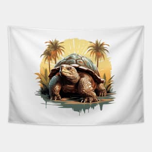 Alligator Snapping Turtle Tapestry