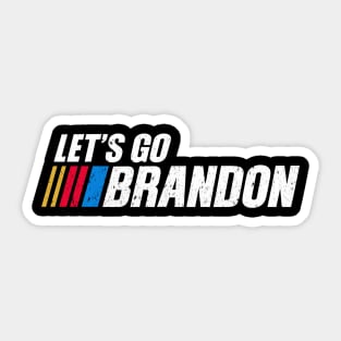 3×8 inch USA Flag Let's Go Brandon Bumper Sticker – American Vinyl