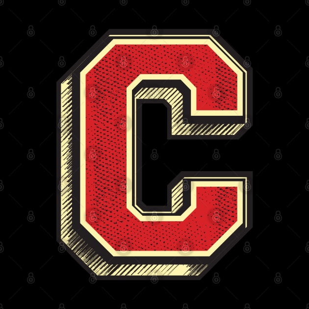 DAZZLING Vintage style Letter C ✪ Fantastic gift idea by Naumovski