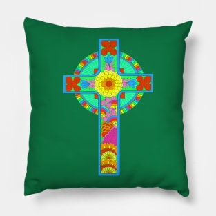 Beautiful Celtic Cross Pillow