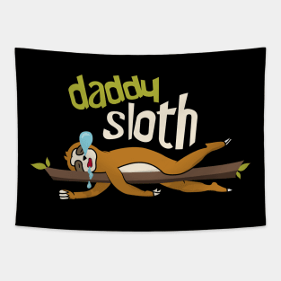 Daddy Sloth Tapestry