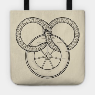 The Snake and the Wheel Tote