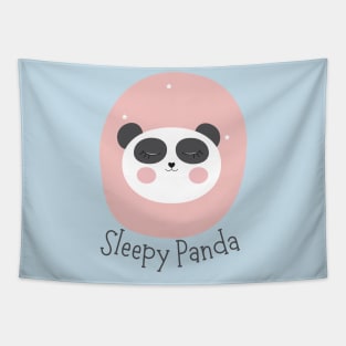 Sleepy Panda Tapestry